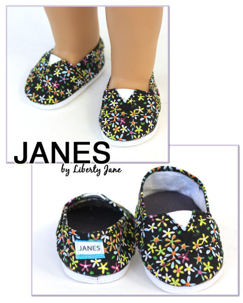 JANES - Black Floral
